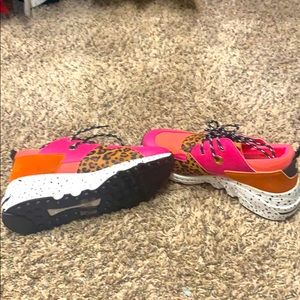 La Sheelah Sneakers Leopard Print Chunky Shoes